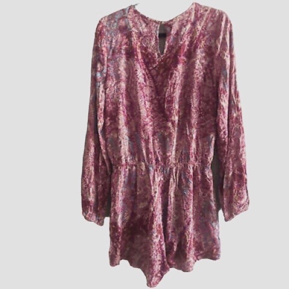 JESSICA SIMPSON PINK NARNIA LONG SLEEVE ROMPER - Picture 2 of 11